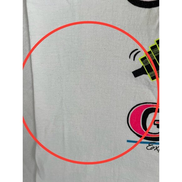 Vintage Gecko Gym Shirt Size M/L Sleeveless Tank Top Gym Bart Spoof 90s - Picture 4 of 9